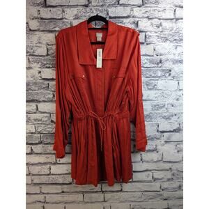 Chico's Orange Snakeskin Tunic